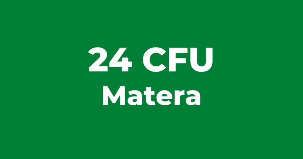 24 CFU Matera