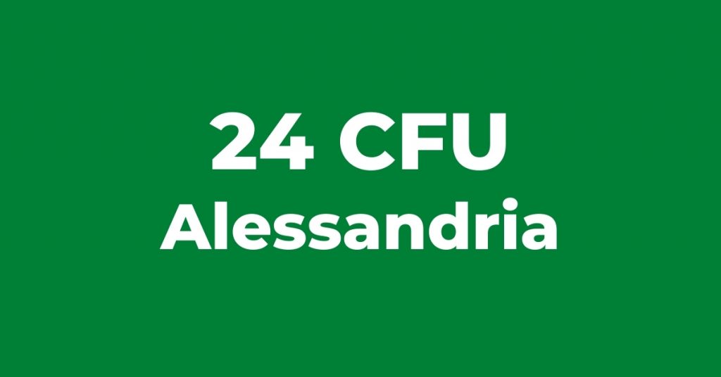 24 CFU Alessandria