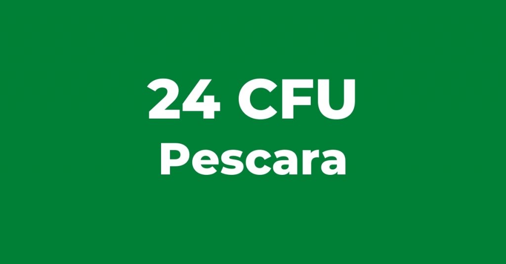 24 CFU Pescara