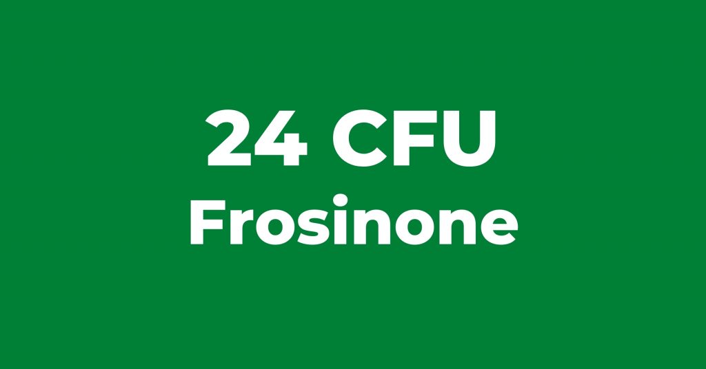 24 CFU Frosinone