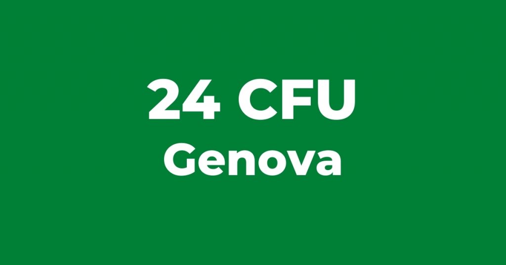 24 CFU Genova