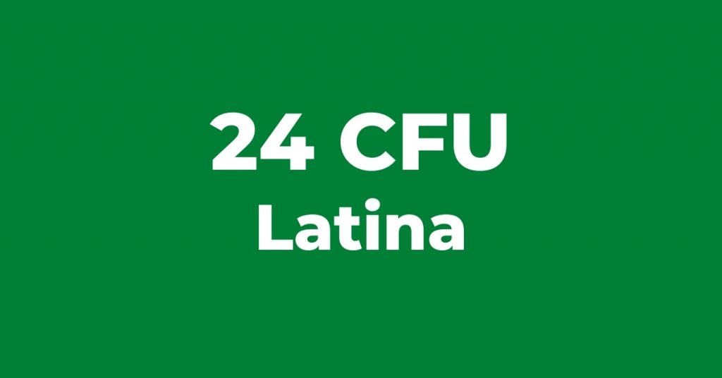 24 CFU Latina