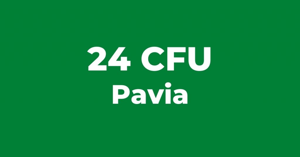 24 CFU Pavia