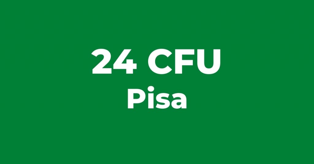24 CFU Pisa