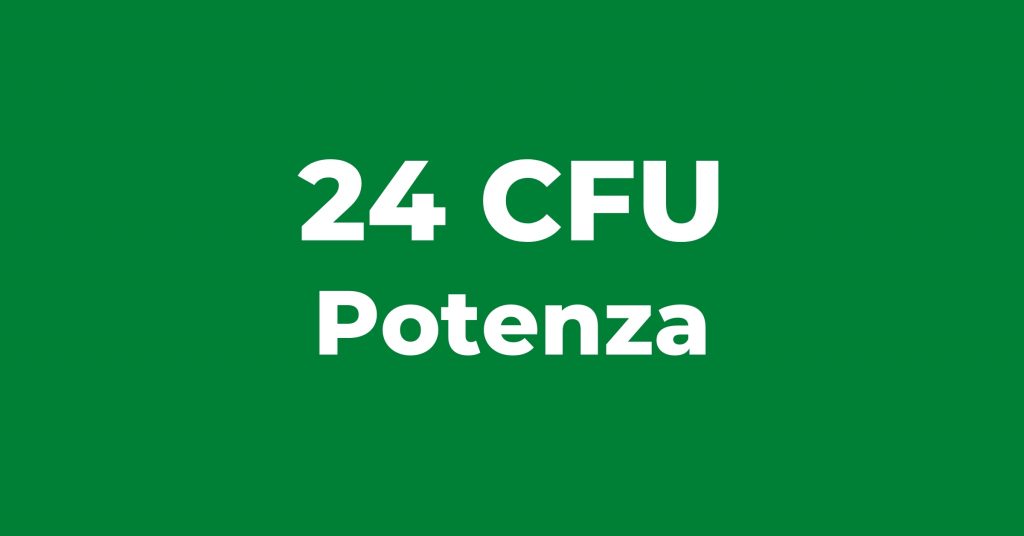 24 CFU Potenza