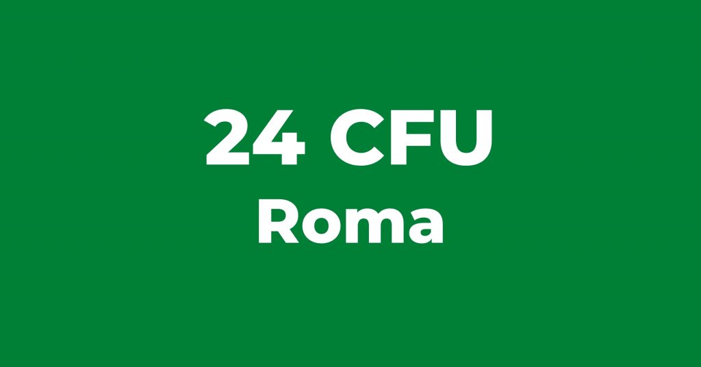 24 CFU Roma