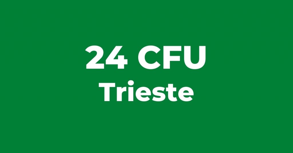 24 CFU Trieste