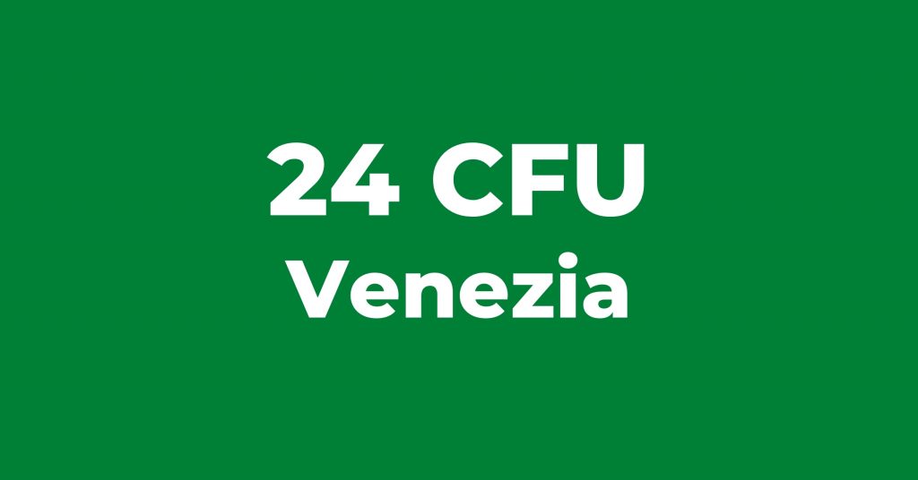 24 CFU Venezia