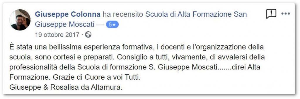 24 Cfu Scuola Di Formazione San Giuseppe Moscati