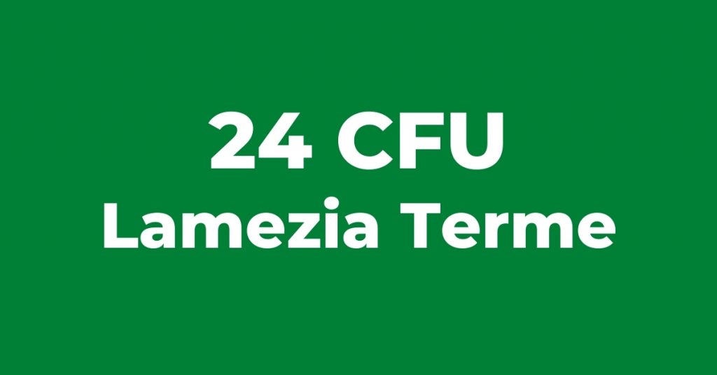 24 CFU Lamezia Terme