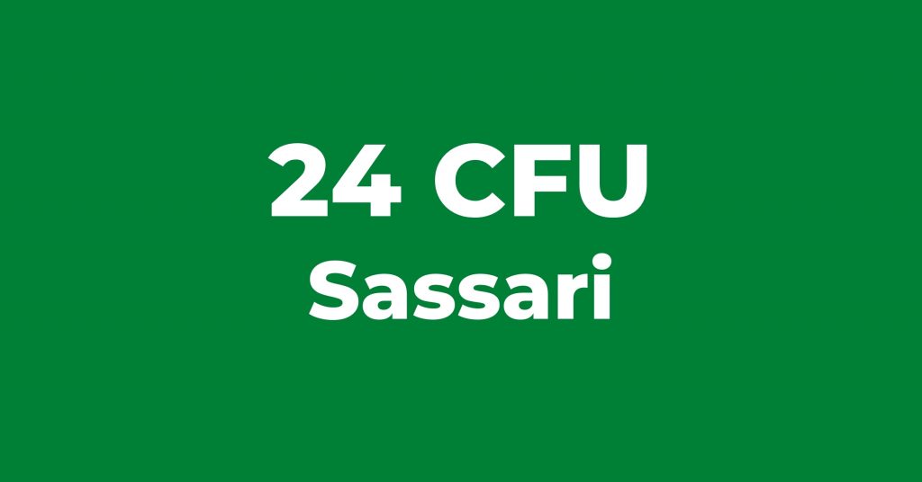 24 CFU Sassari